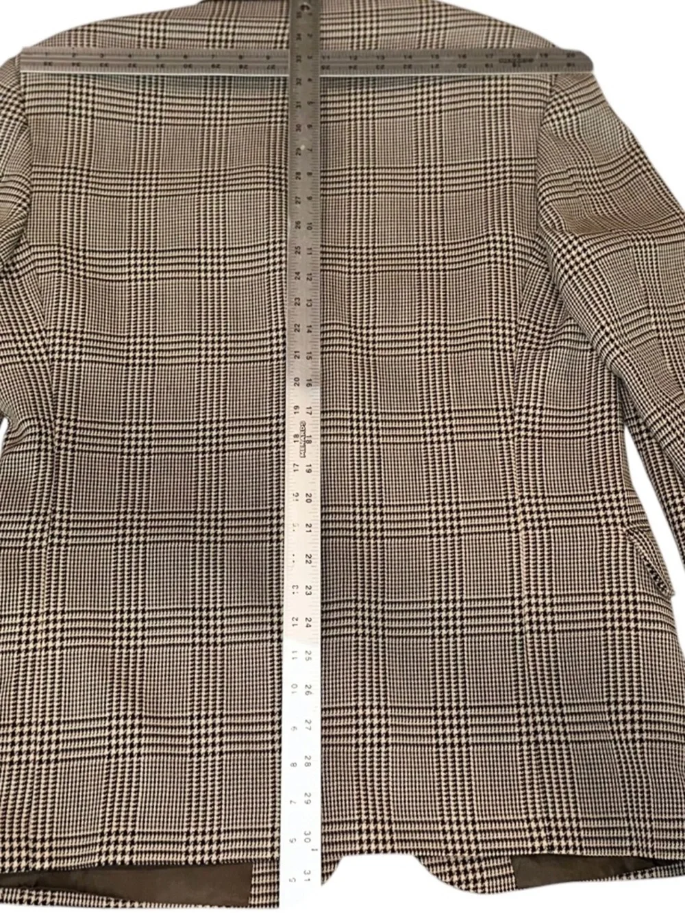 Vintage 80’s Houndstooth Blazer Men’s Made in Canada Wool Sport Coat 42R